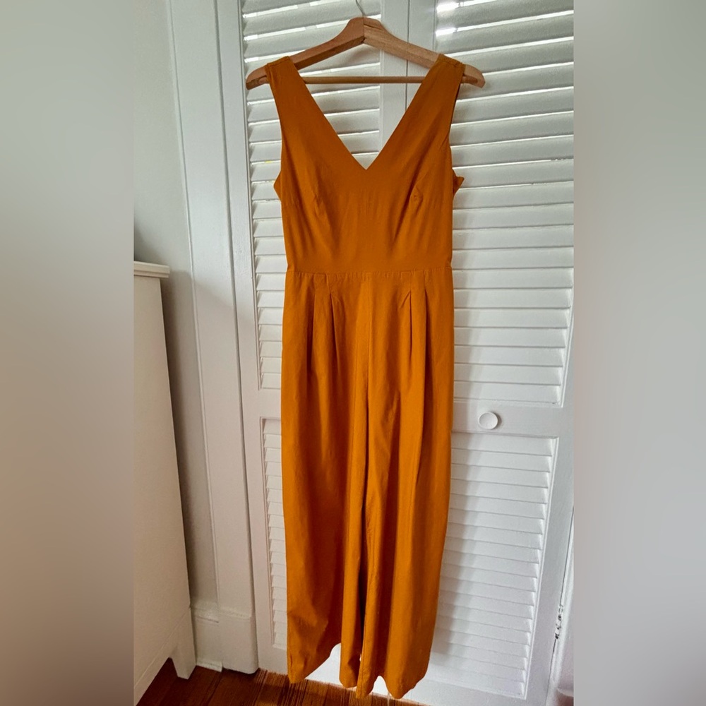 J. Crew Wrap Tie Jumpsuit - Picture 2 of 8